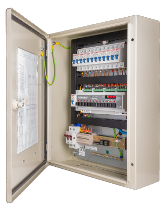 Andolite - Mr12, 12 Channel Dmx Mains Relay Wall Pack (Single Phase)