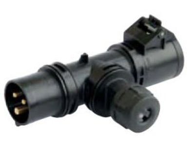Pce - 16 Amp T-Connect Ip44 (94325000) All Black